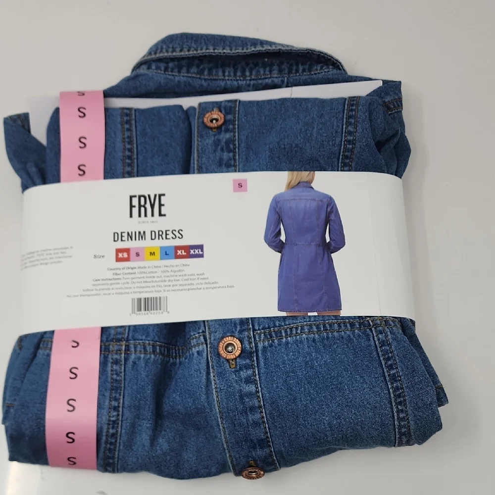 Frye Light Wash Denim Dress‎